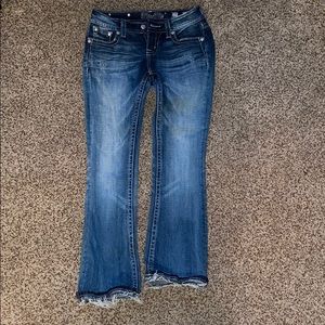 Light washed MissMe jeans.